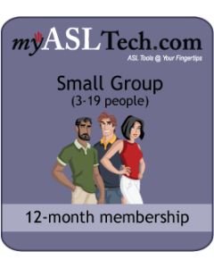 myASL Tech Small Group 12-Month Membership Small Logo