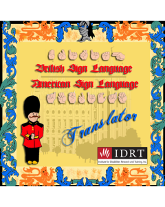 British Sign Language/American Sign Language Translator