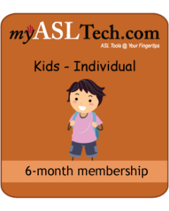 myASLTech Kids - Individual 6-Month Membership Large Logo